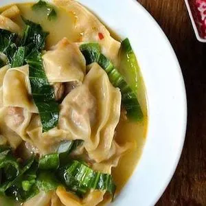 Dairy-Free Keto Thai Pork Wonton Soup — South east asian recipe