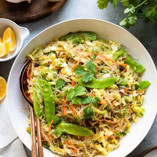 Dairy-Free Keto Vegetarian Pancit Bihon — Asian recipe
