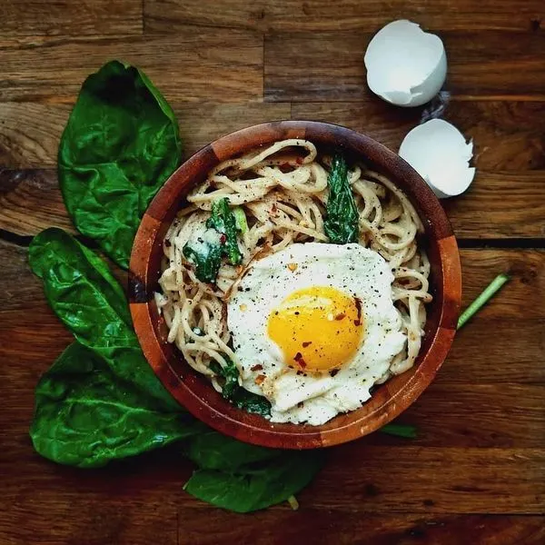 Vegetarian Nut-Free Breakfast Pasta — American recipe