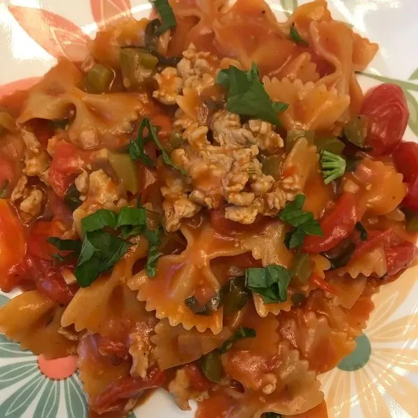 Dairy-Free Nut-Free Chicken Sausage Pasta - Adapted from One Pan Pasta — Italian recipe