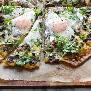 Nut-Free Breakfast Pizza — Italian recipe