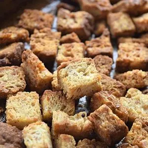 Vegan Vegetarian Gluten free Croutons — American recipe