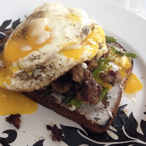 Nut-Free Breakfast of savory spears — American recipe
