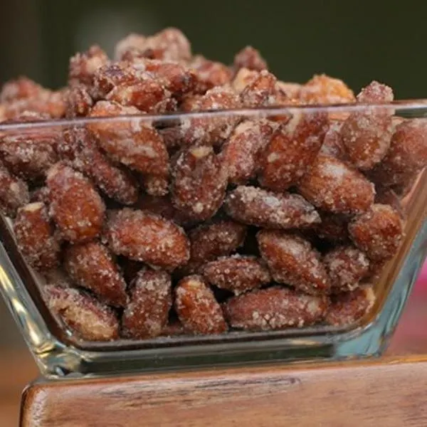 Vegan Vegetarian Vegan Candied Almonds — American recipe