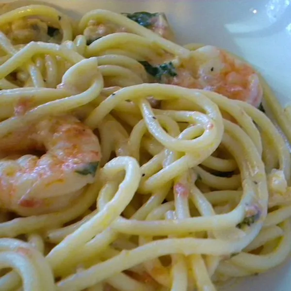 Nut-Free Egg-Free Seafood Pasta Rosa — Italian recipe