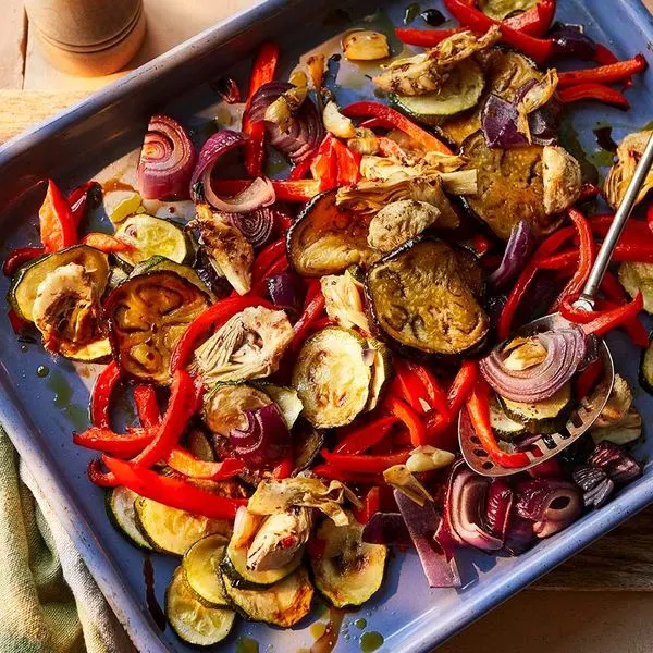 Vegan Vegetarian Roasted Mediterranean vegetables — Mediterranean recipe