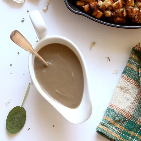 Vegetarian Nut-Free The Best Vegetarian Gravy — American recipe