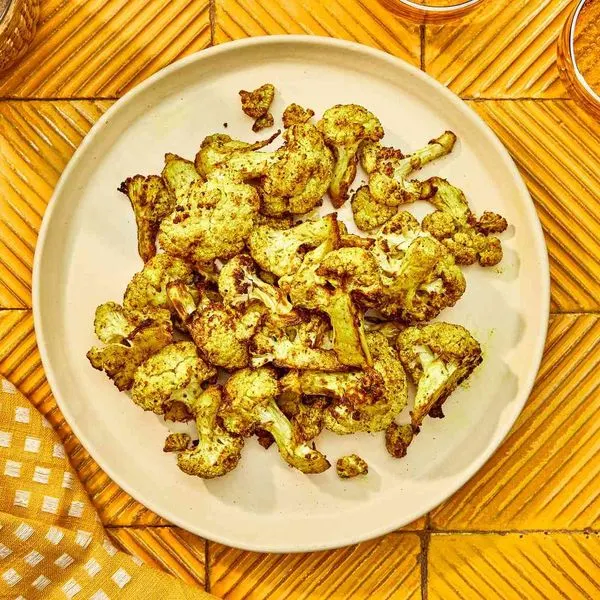 Vegan Vegetarian 20 Minute Air-Fryer Cauliflower — Mediterranean recipe