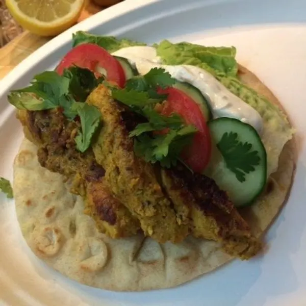Nut-Free Shellfish-Free Indian Gyro — Mediterranean recipe