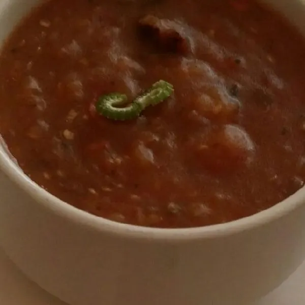 Vegan Vegetarian Thick vegetable soup — American recipe