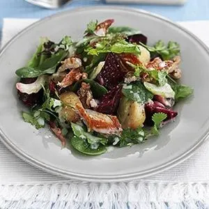 Gluten-Free Dairy-Free Warm mackerel & beetroot salad — American recipe