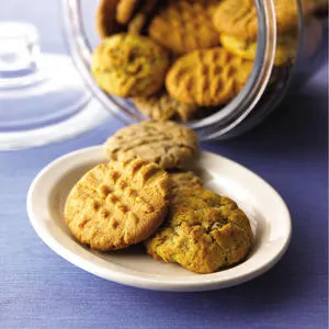 Vegetarian Gluten-Free Low-Carb Peanut Butter Cookies — American recipe