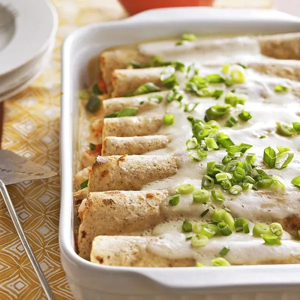 Nut-Free Egg-Free Seafood Enchiladas — American recipe