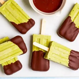 Vegan Vegetarian Keto Avocado Pops — Mediterranean recipe