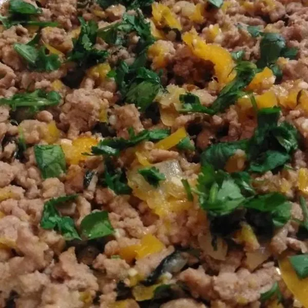 Gluten-Free Dairy-Free One Pan Ground Turkey and Peppers — American recipe