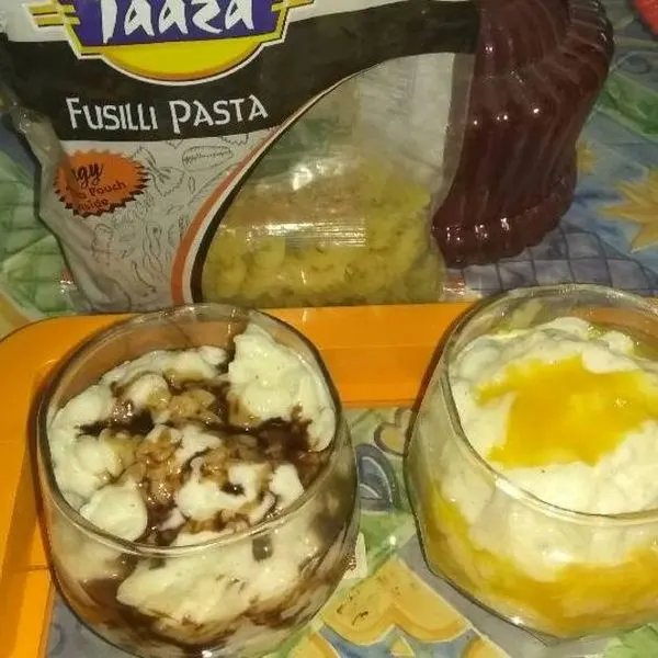 Vegetarian Nut-Free Fuslli pasta Dessert — Italian recipe