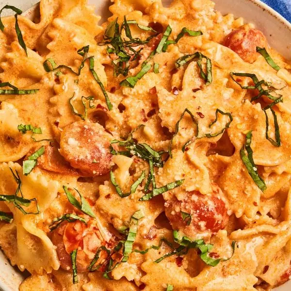 Vegetarian Nut-Free Bow-Tie Pasta — Italian recipe