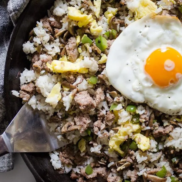 Gluten-Free Nut-Free Breakfast Fried Rice — Chinese recipe