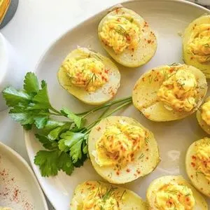Vegan Vegetarian Vegan Deviled Eggs Recipe — American recipe