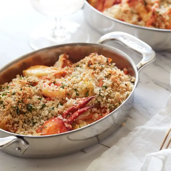 Nut-Free Egg-Free Seafood Gratin — French recipe