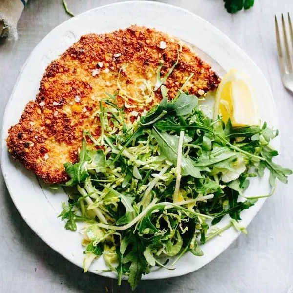 Dairy-Free Nut-Free Gluten Free Chicken Cutlets with Greens — Eastern europe recipe