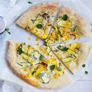 Vegan Vegetarian Vegan white pizza — Italian recipe