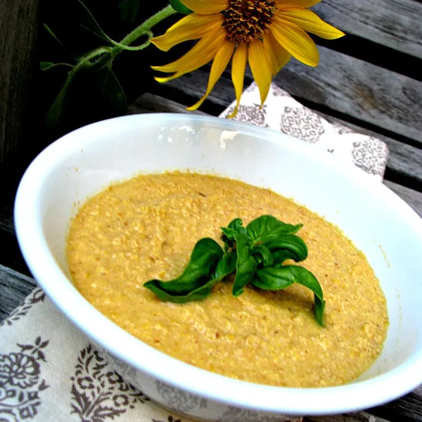 Gluten-Free Nut-Free Vegan Roasted Corn Chowder — American recipe
