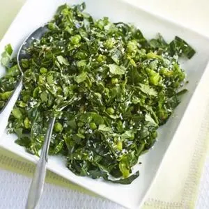 Vegan Vegetarian Indian spiced greens — Indian recipe