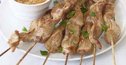 Dairy-Free Keto Pork satay — South east asian recipe