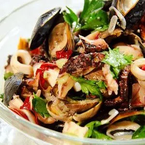 Gluten-Free Dairy-Free Seafood Salad — American recipe