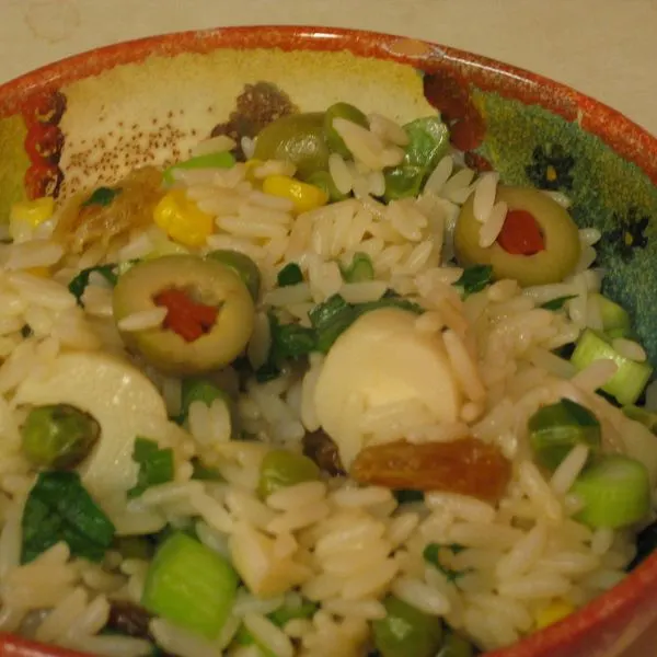 Gluten-Free Nut-Free Brazilian Rice Salad — South american recipe