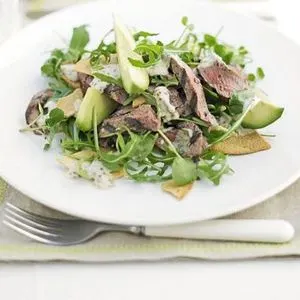 Dairy-Free Nut-Free Peppered steak tortilla salad — Mediterranean recipe
