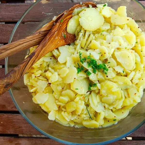 Gluten-Free Dairy-Free Warm Potato Salad — Central europe recipe