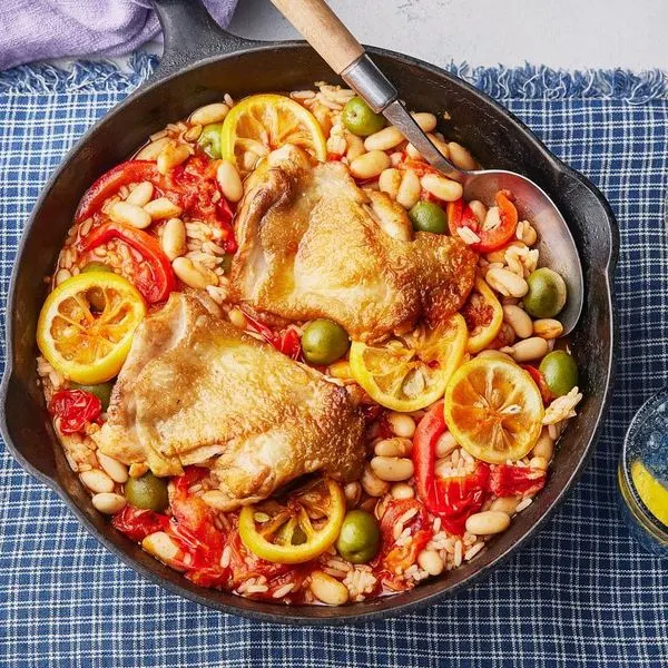Gluten-Free Dairy-Free Mediterranean chicken and rice — Mediterranean recipe