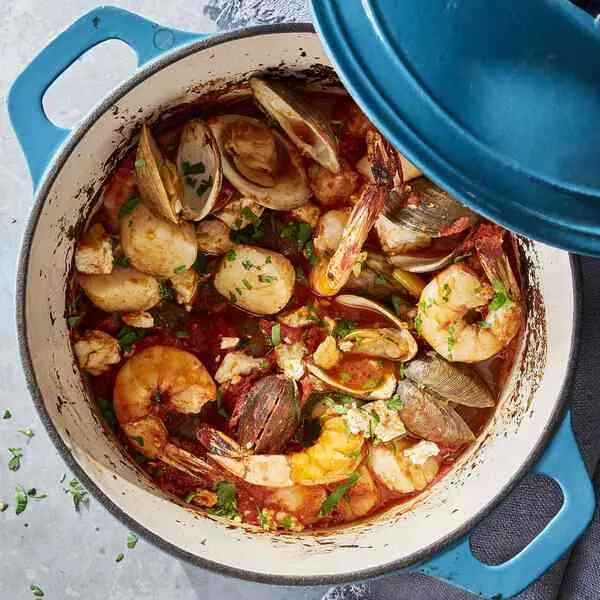 Nut-Free Egg-Free Seafood Bake With Feta — Greek recipe