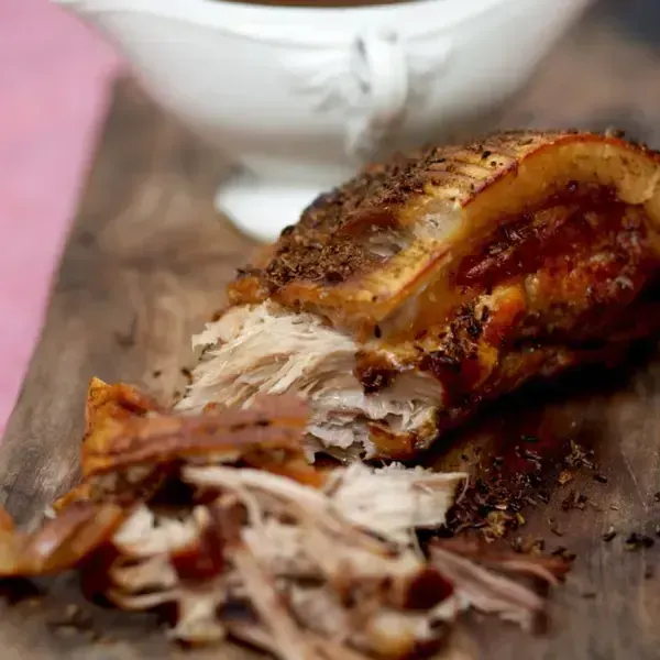 Dairy-Free Nut-Free Pork belly roast — British recipe