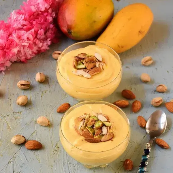 Vegetarian Gluten-Free Amrakhand: Indian Mango Yogurt — Indian recipe