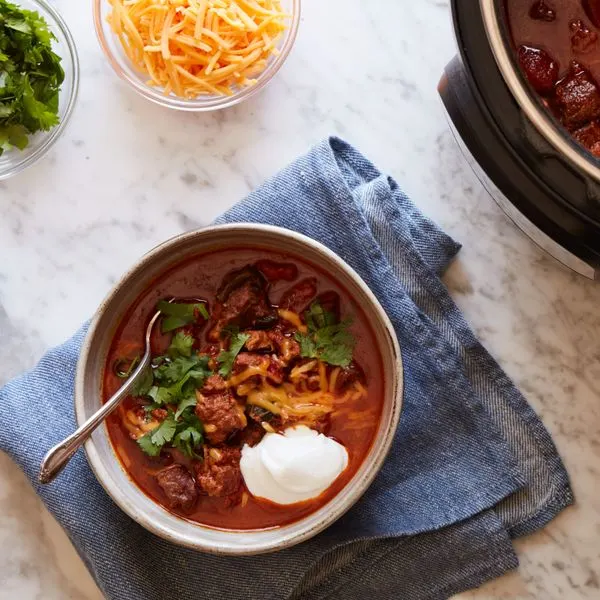 Gluten-Free Nut-Free Instant Pot Keto Chili — American recipe