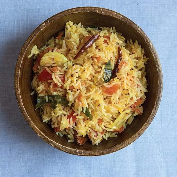 Vegan Vegetarian Indian Tomato Rice — Indian recipe