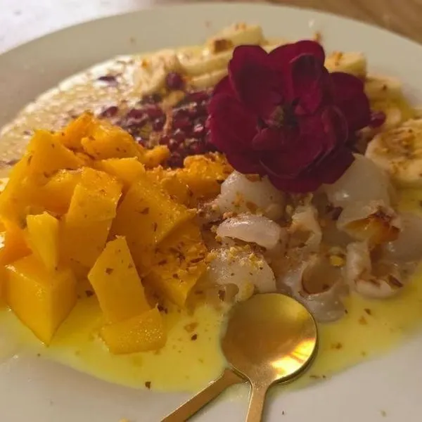 Vegetarian Nut-Free Tropical fruit dessert — American recipe