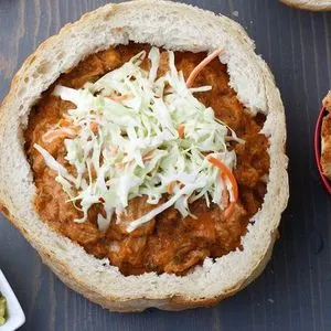 Gluten-Free Nut-Free Carolina Pulled Pork Slow Cooker Dip — American recipe