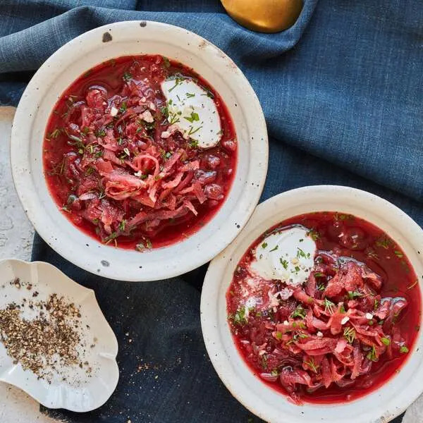 Vegetarian Gluten-Free Vegetarian Borscht — Eastern europe recipe