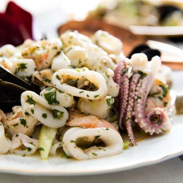 Gluten-Free Dairy-Free Italian Seafood Salad (Insalata di Mare) Recipe — Italian recipe