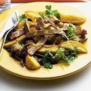 Gluten-Free Dairy-Free Steak & chips salad — American recipe