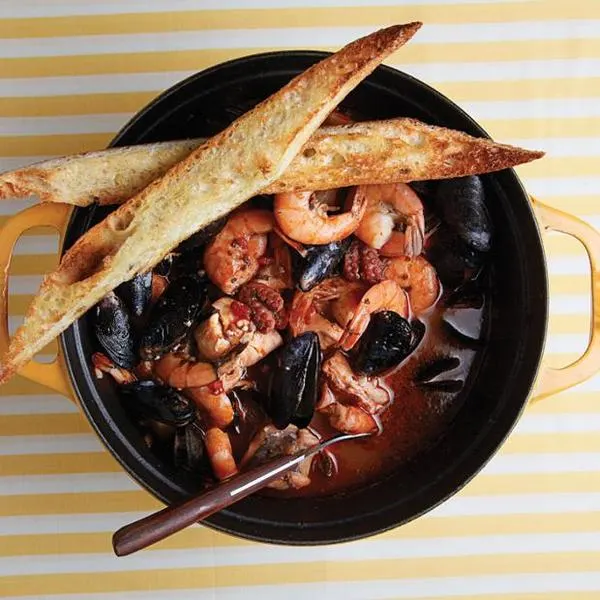 Gluten-Free Dairy-Free Cacciucco (Tuscan Seafood Stew) — Italian recipe