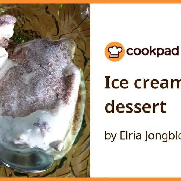 Vegetarian Nut-Free Ice cream dessert — French recipe
