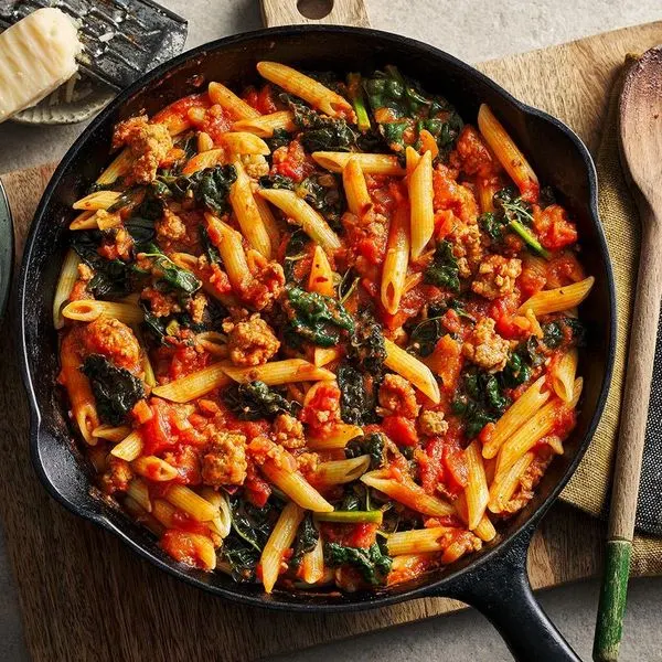 Nut-Free Shellfish-Free Sausage pasta — Italian recipe
