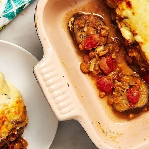 Vegetarian Nut-Free Vegetarian Moussaka — Mediterranean recipe