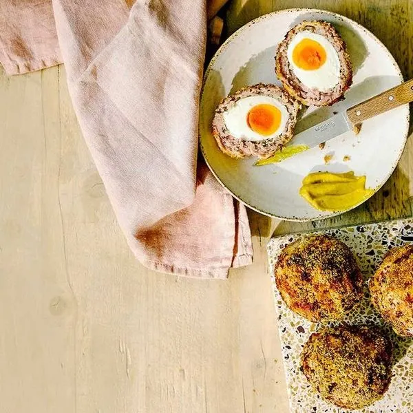 Dairy-Free Nut-Free Air fryer scotch eggs — British recipe