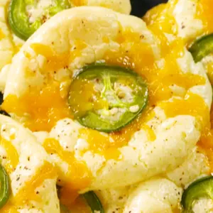 Vegetarian Gluten-Free Keto Jalapeño Popper Bread — Mexican recipe